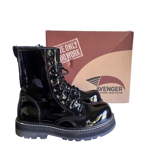 Avenger Fortune Carbon Safety Toe Women's Lace Up Boot Size 8.5 SKU#241226 - Picture 1 of 11